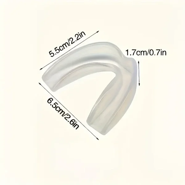 4pcs EVA Mouth Guards - Shock-Absorbing & Transparent