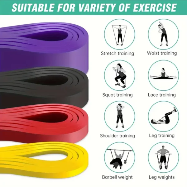 4ed0e56483dab4fe7ae4d46cd1a9d800_1725563289476 4pcs Resistance Bands Set for Fitness