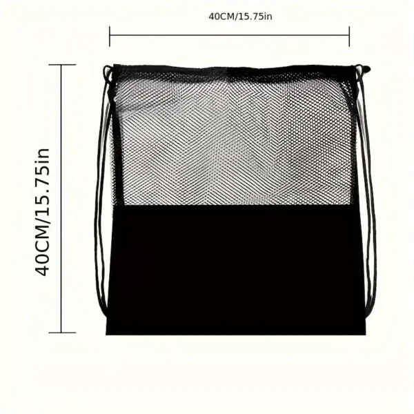 Portable Mesh Sports Ball Bag