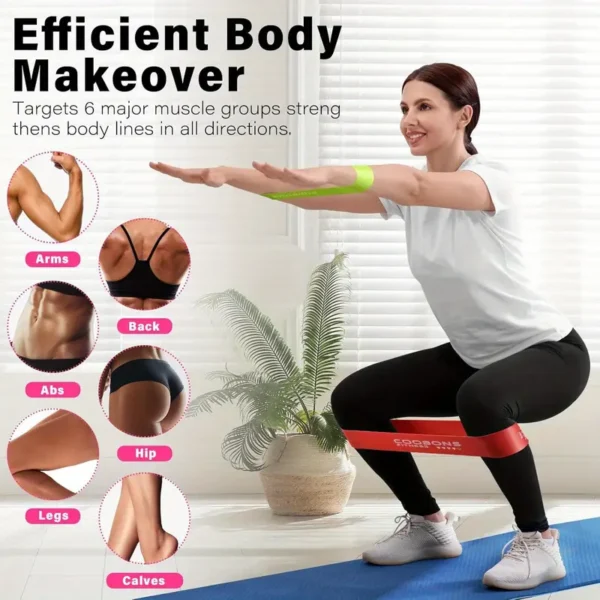 10pcs Resistance Band Set